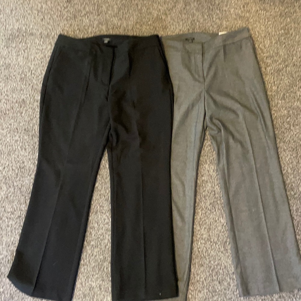 2 pr Ann Taylor dress pants sz 14 curvy